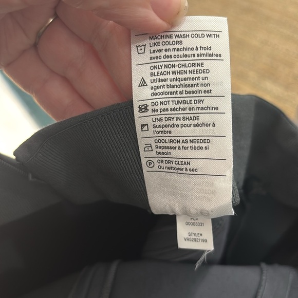 Vince Ponte Front Seam Pants Sz S Stitch Front Seam Ponte Legging Dark Grey - Picture 13 of 13